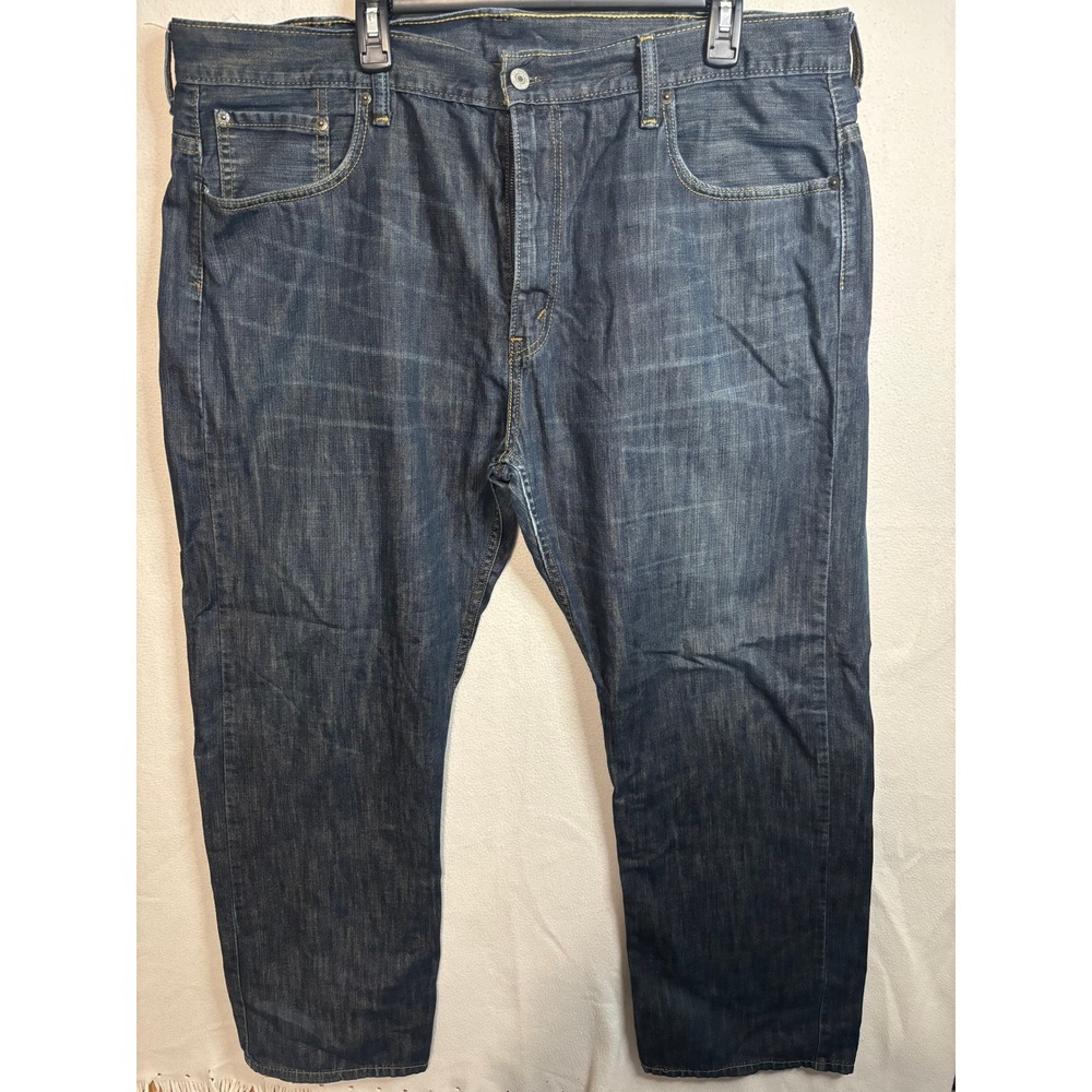 Levis 569 Loose Straight Leg Jeans Mens 40x32 Dark Wash Blue Denim Pants